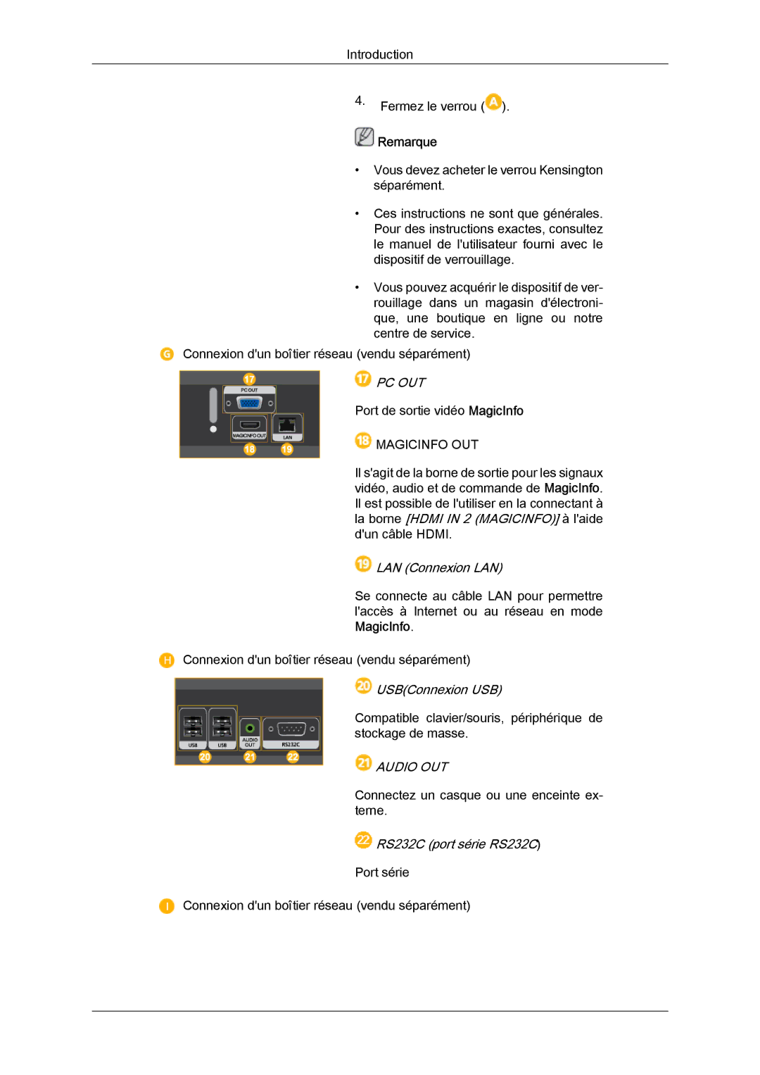 Samsung LH46CSPLBC/EN, LH40CSPLBC/EN manual Pc Out 