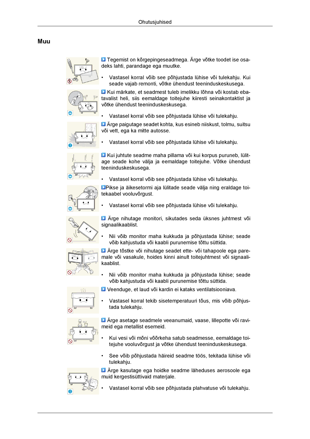 Samsung LH46DRBPLBB/EN manual Muu 