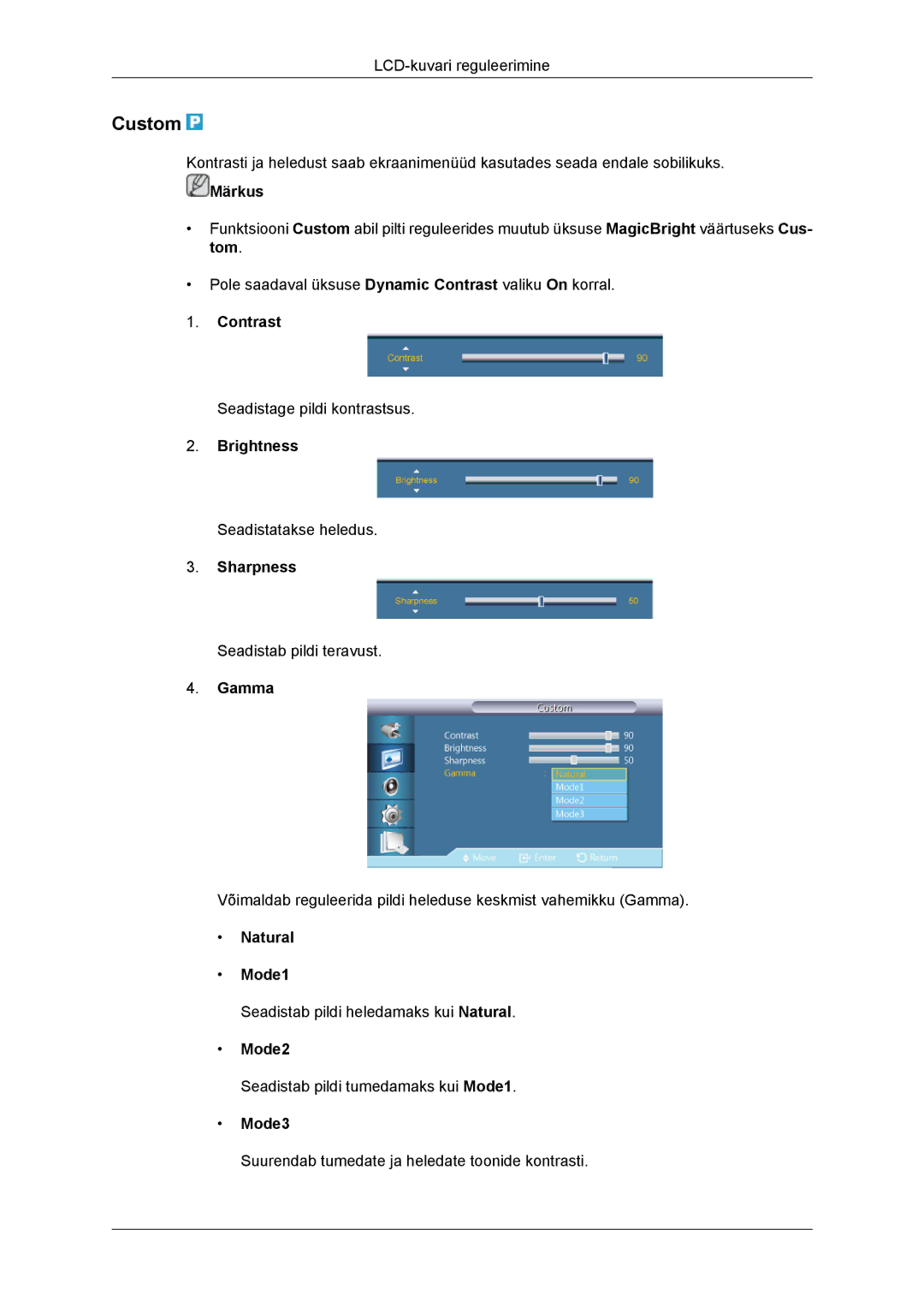 Samsung LH46DRBPLBB/EN manual Custom 