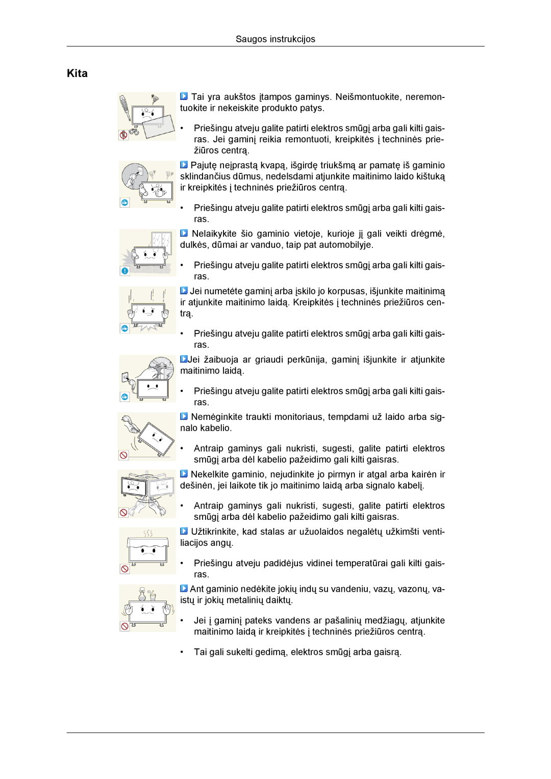 Samsung LH46DRBPLBB/EN manual Kita 