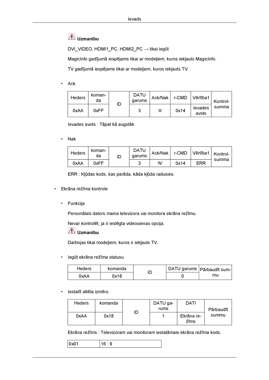 Samsung LH46DRBPLBB/EN manual Uzmanîbu 