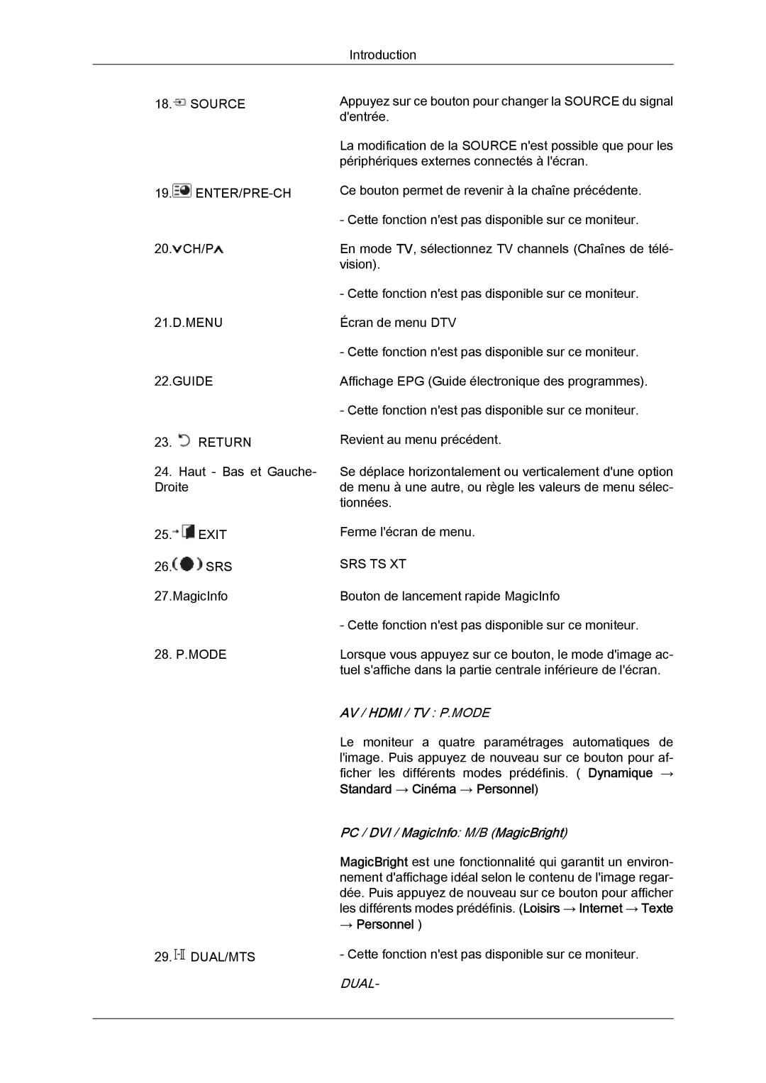 Samsung LH46DRQPBB/EN, LH46DRUPBB/EN, LH46DRTPBE/EN, LH46DRPPBE/EN manual Standard → Cinéma → Personnel 