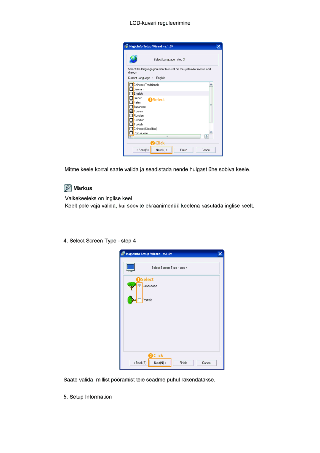 Samsung LH46GWPLBC/EN manual Märkus 