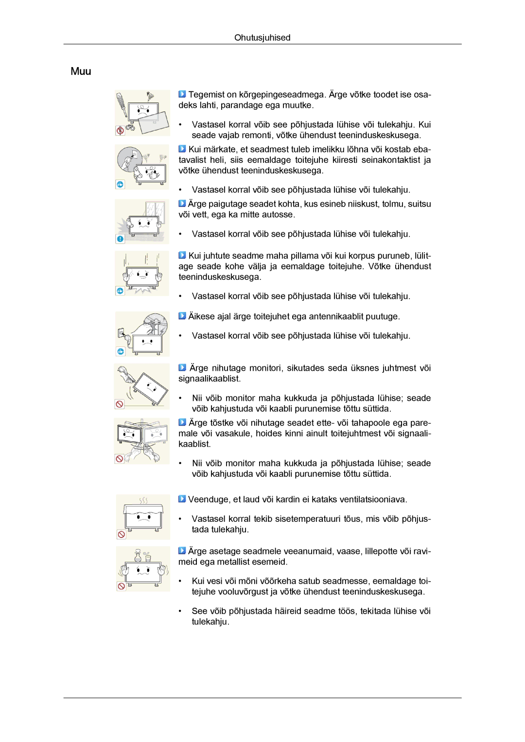 Samsung LH46GWPLBC/EN manual Muu 