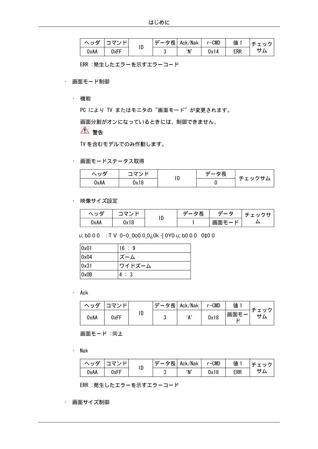 Samsung LH40GWPLBC/XJ, LH46GWPLBC/XJ, LH40GWSLBC/XJ, LH46GWTLBC/XJ, LH40GWTLBC/XJ, LH46GWSLBC/XJ manual はじめに ヘッダ 