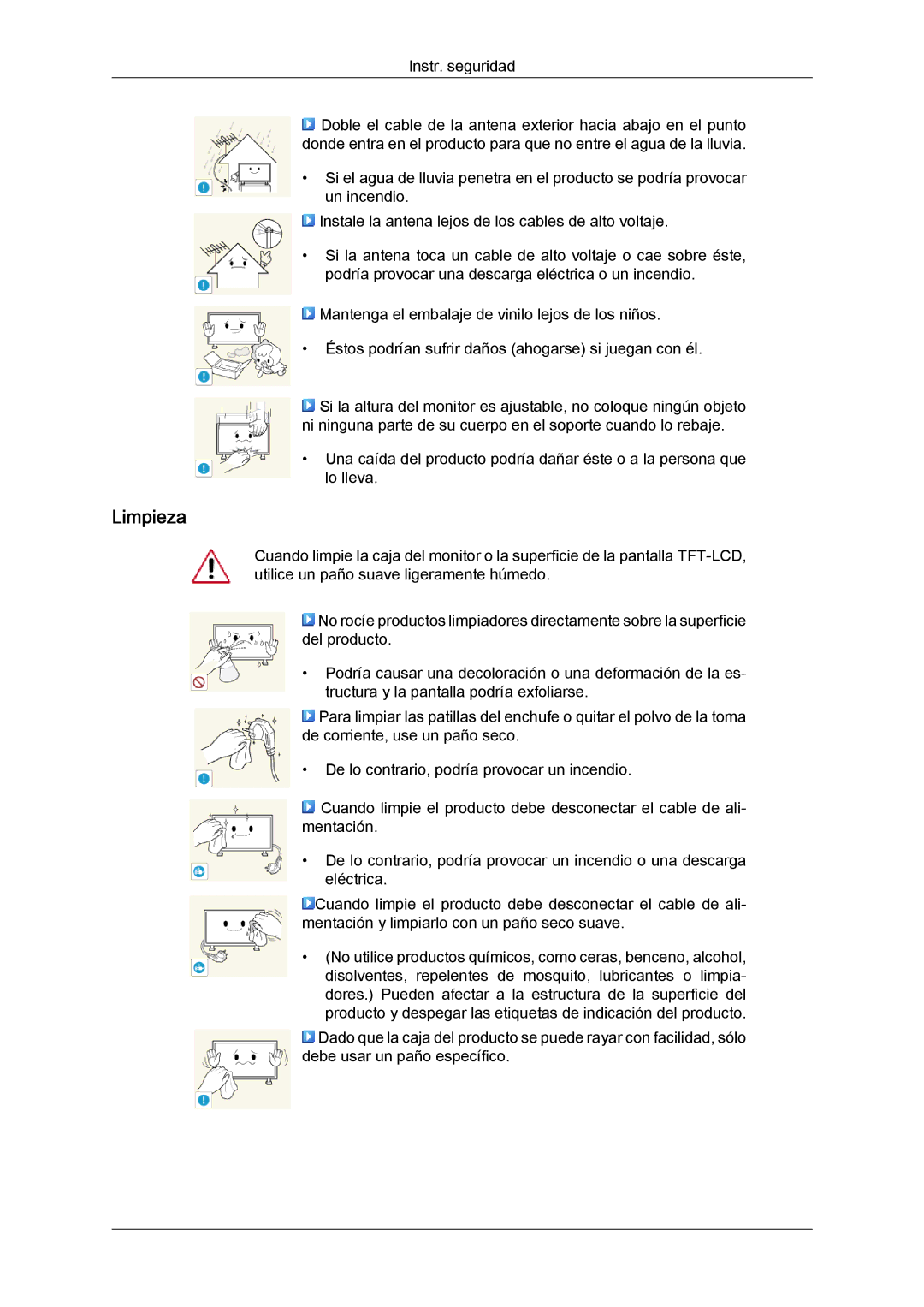 Samsung LH40HBPLBC/EN, LH46HBPLBC/EN manual Limpieza 