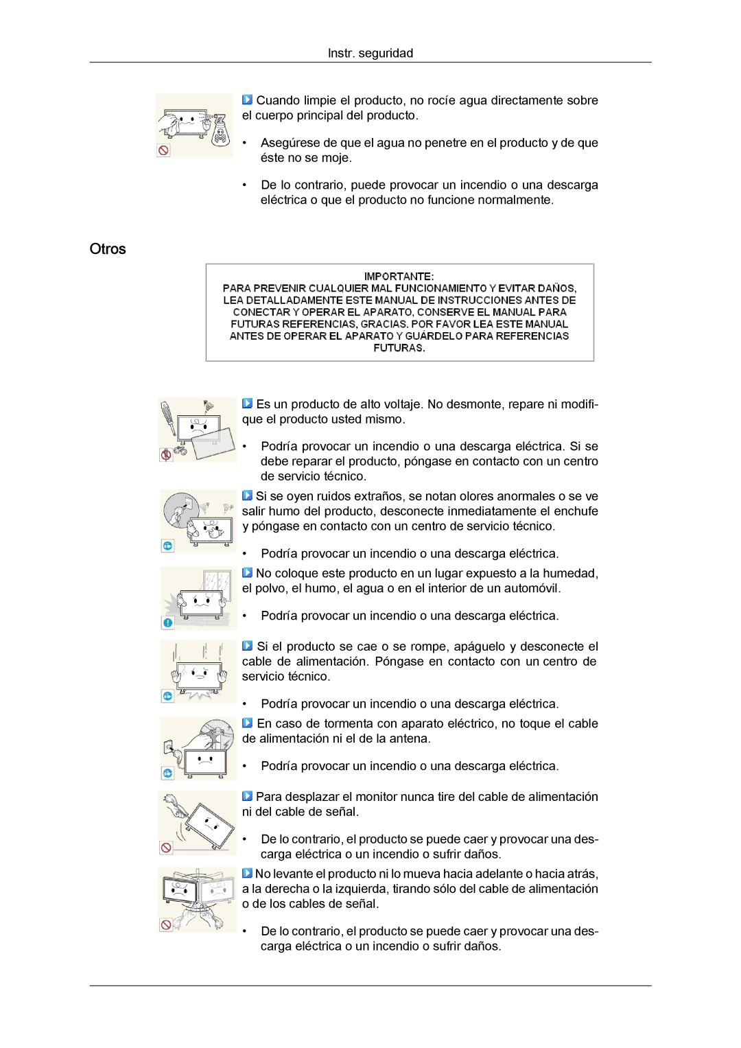 Samsung LH46HBPLBC/EN, LH40HBPLBC/EN manual Otros 