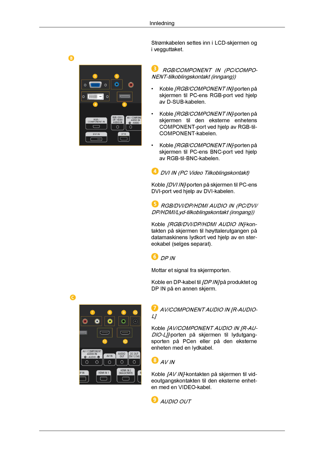 Samsung LH46HBPLBC/EN, LH40HBPLBC/EN manual Audio OUT 