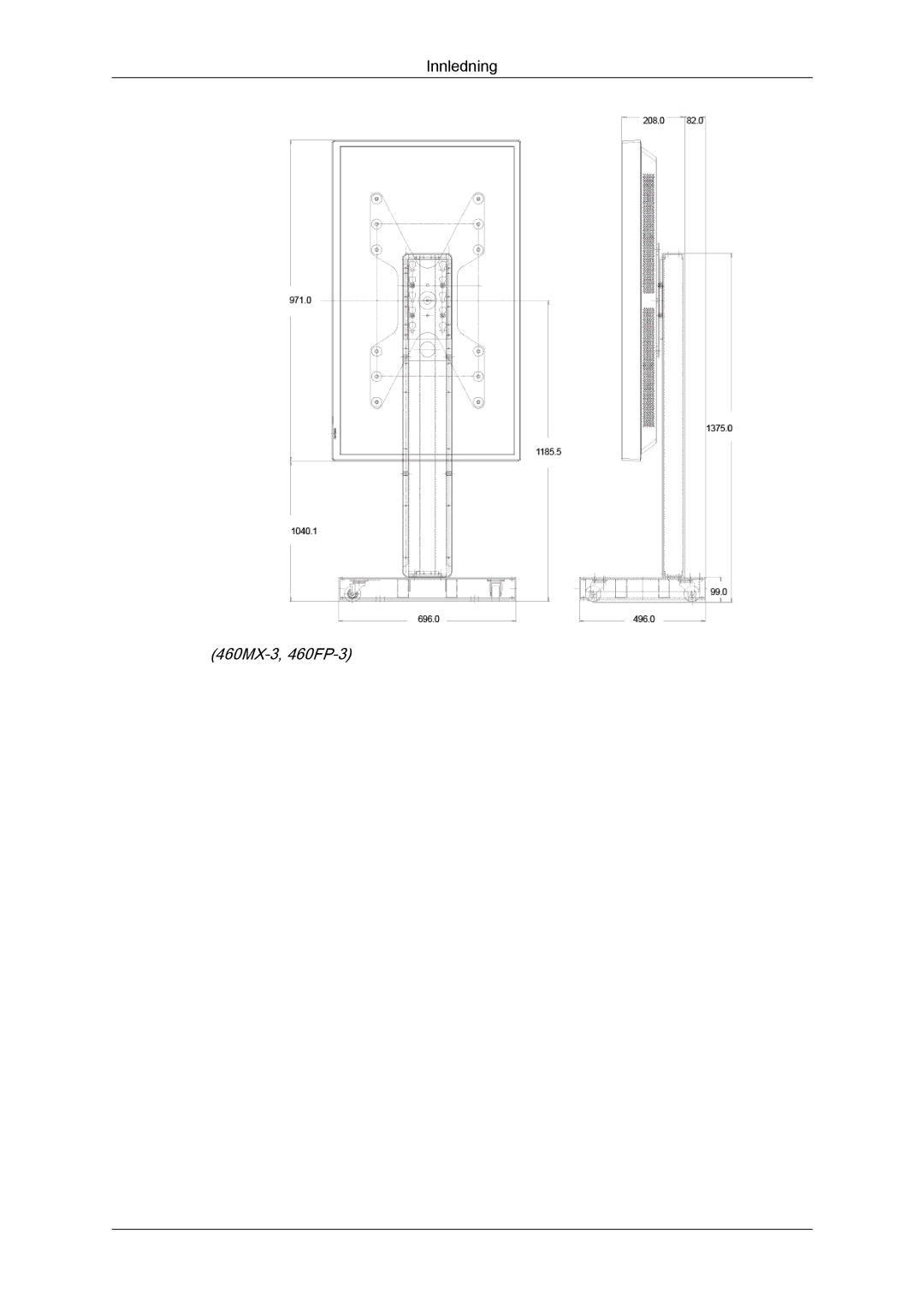 Samsung LH40HBPLBC/EN, LH46HBPLBC/EN manual 460MX-3, 460FP-3 