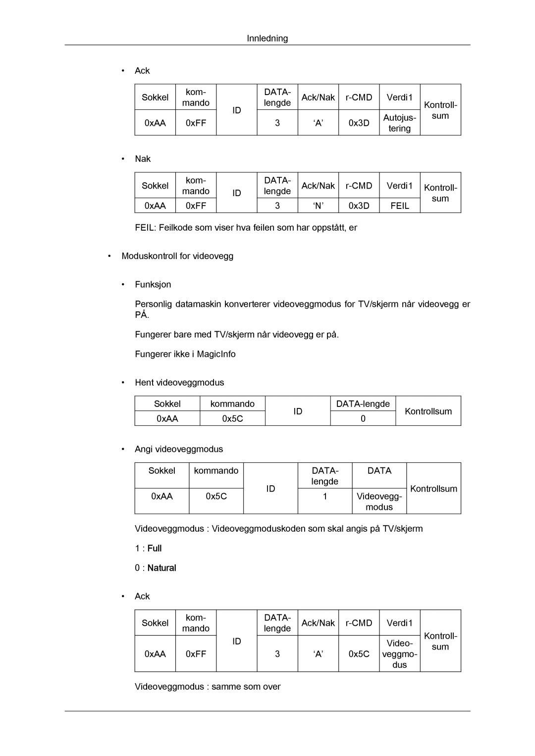 Samsung LH40HBPLBC/EN, LH46HBPLBC/EN manual Natural 