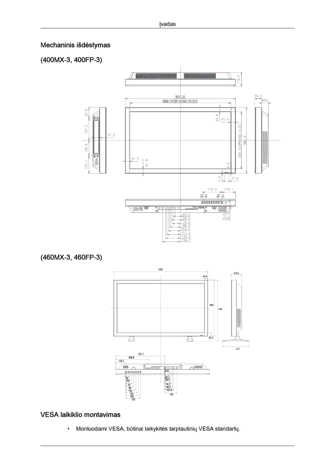 Samsung LH46HBPLBC/EN, LH40HBPLBC/EN manual Įvadas 