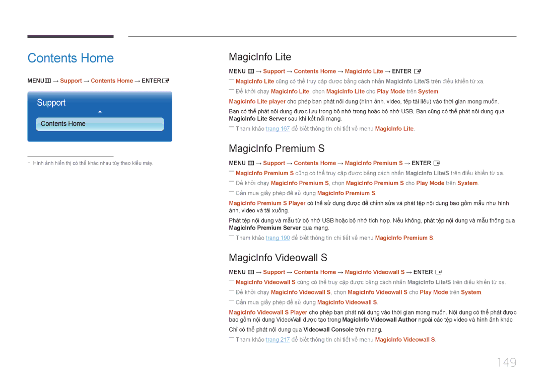 Samsung LH55MECPLGC/XY, LH46MECPLGC/EN, LH32MECPLGC/XY, LH40MECPLGC/XY manual Contents Home 