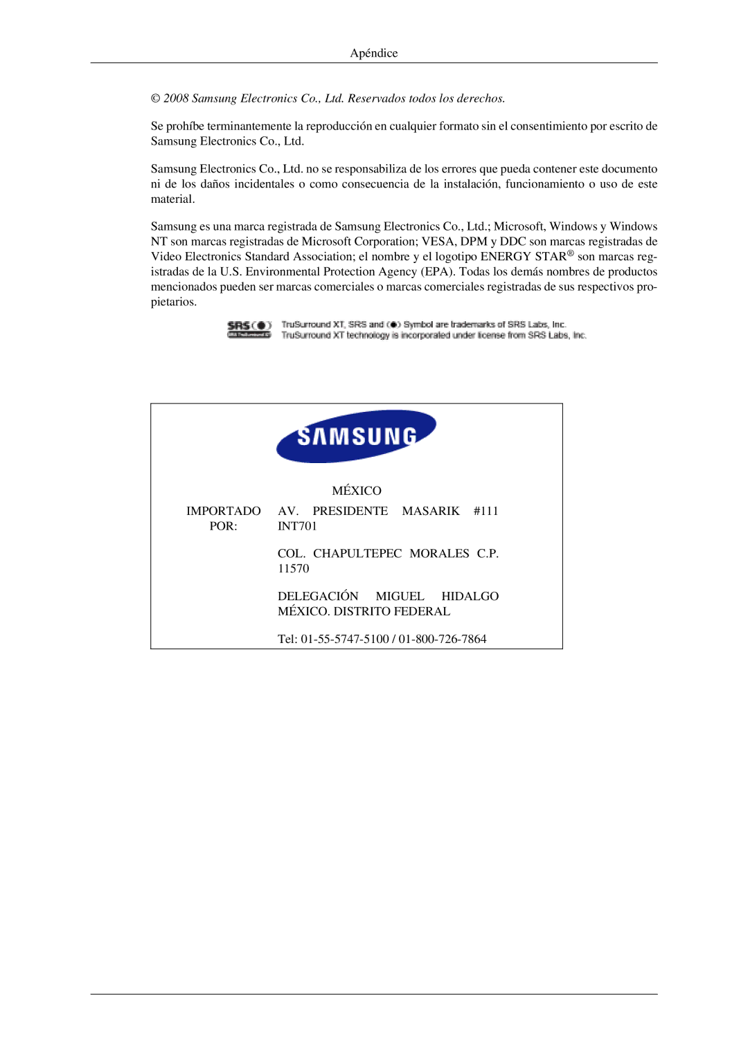 Samsung LH46MGPLGD/EN, LH40MGPLGD/EN manual Tel 01-55-5747-5100 