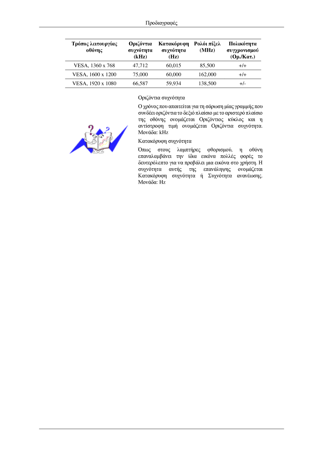 Samsung LH46MGPLGD/EN manual Προδιαγραφές 