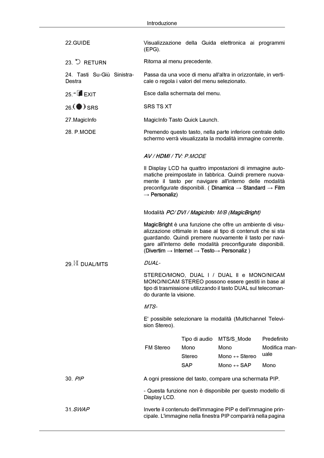 Samsung LH40MGPLBC/EN, LH46MGTLBC/EN, LH40MGTLBC/EN, LH46MGPLBC/EN manual Srs Ts Xt, → Personaliz 