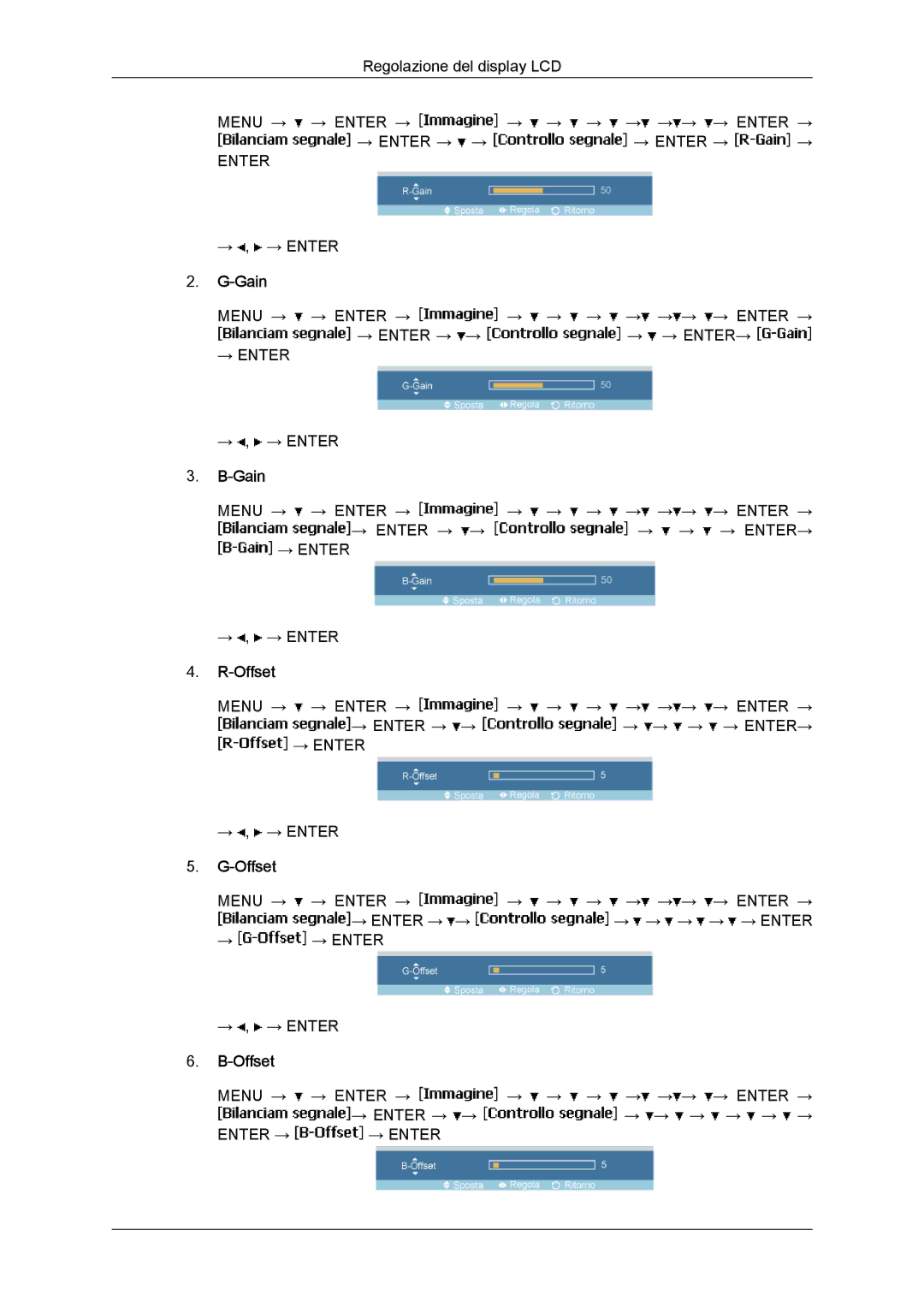 Samsung LH46MGTLBC/EN, LH40MGTLBC/EN, LH40MGPLBC/EN, LH46MGPLBC/EN manual Offset 