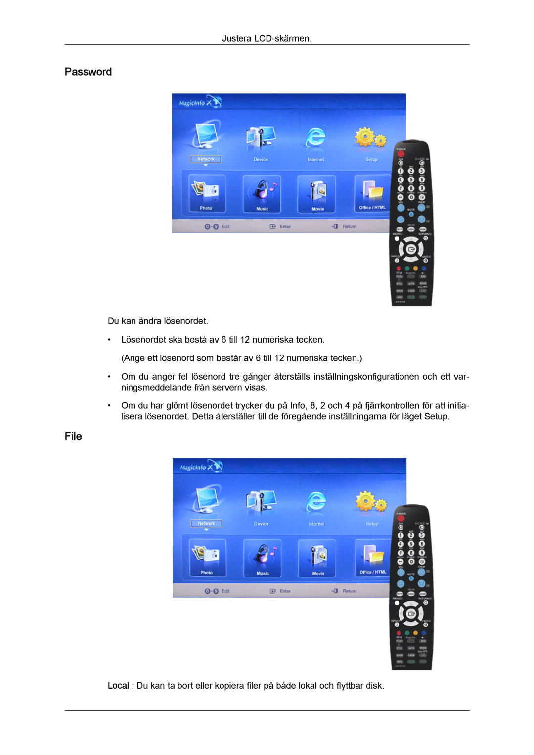 Samsung LH40MGTLBC/EN, LH46MGTLBC/EN, LH40MGPLBC/EN, LH46MGPLBC/EN manual Password, File 