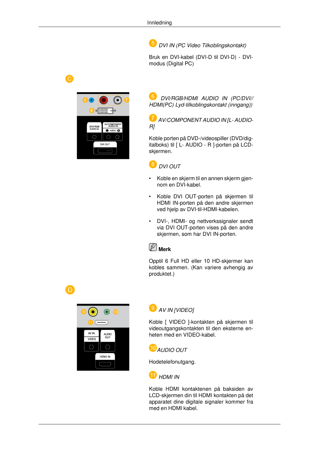 Samsung LH46MRPLBF/EN, LH40MRTLBC/EN, LH40MRPLBF/EN, LH46MRTLBC/EN, LH46MSTLBB/EN manual Audio OUT 