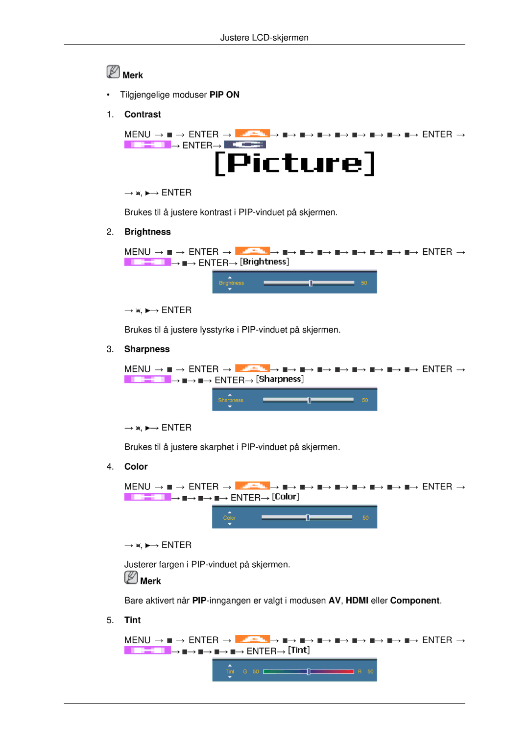 Samsung LH40MRTLBC/EN, LH46MRPLBF/EN, LH40MRPLBF/EN manual Menu → → Enter → → → → → → → → → → Enter → → → → → → ENTER→ 