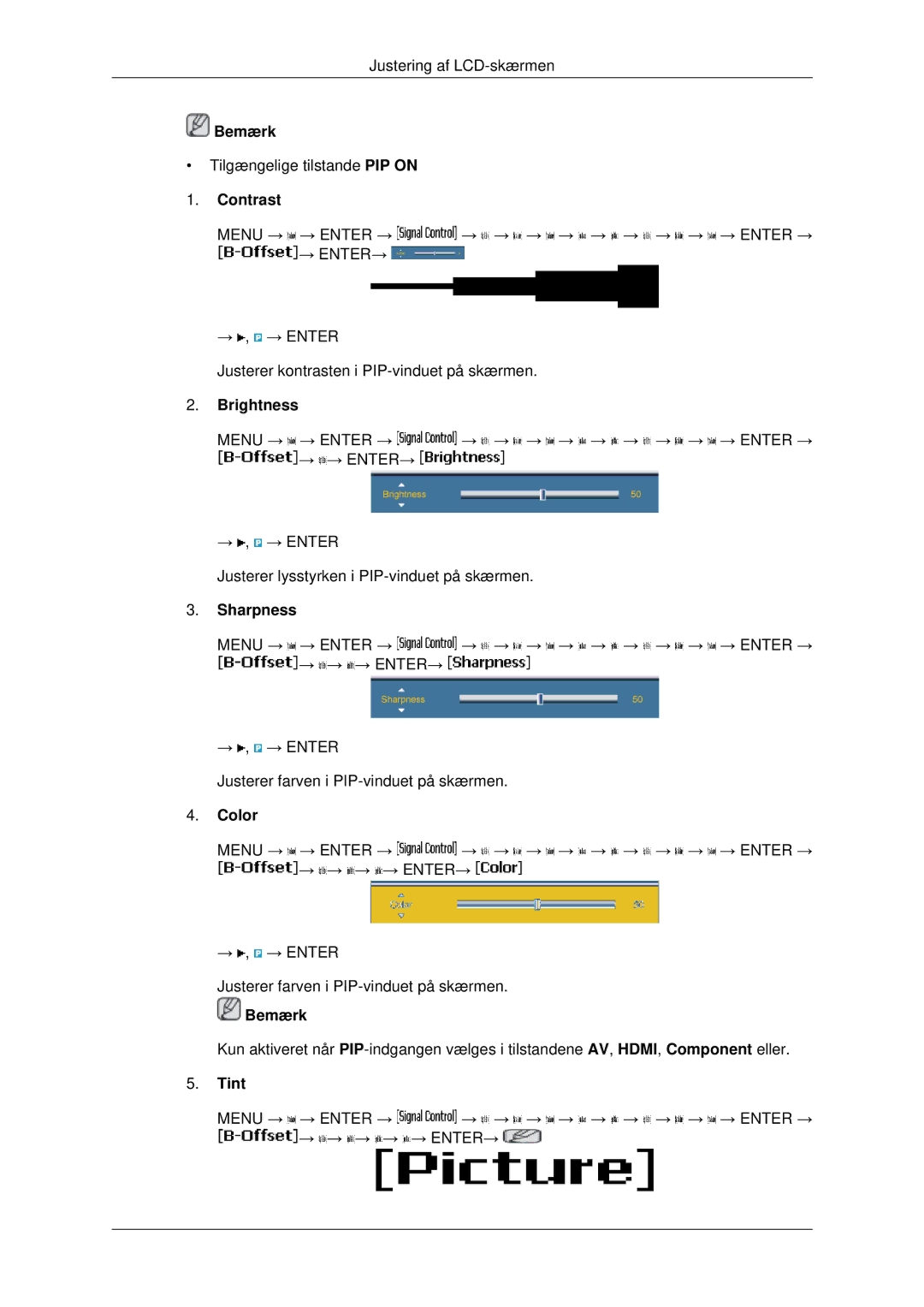 Samsung LH40MRTLBC/EN, LH46MRPLBF/EN, LH40MRPLBF/EN manual Menu → → Enter → → → → → → → → → → Enter → → → → → → ENTER→ 