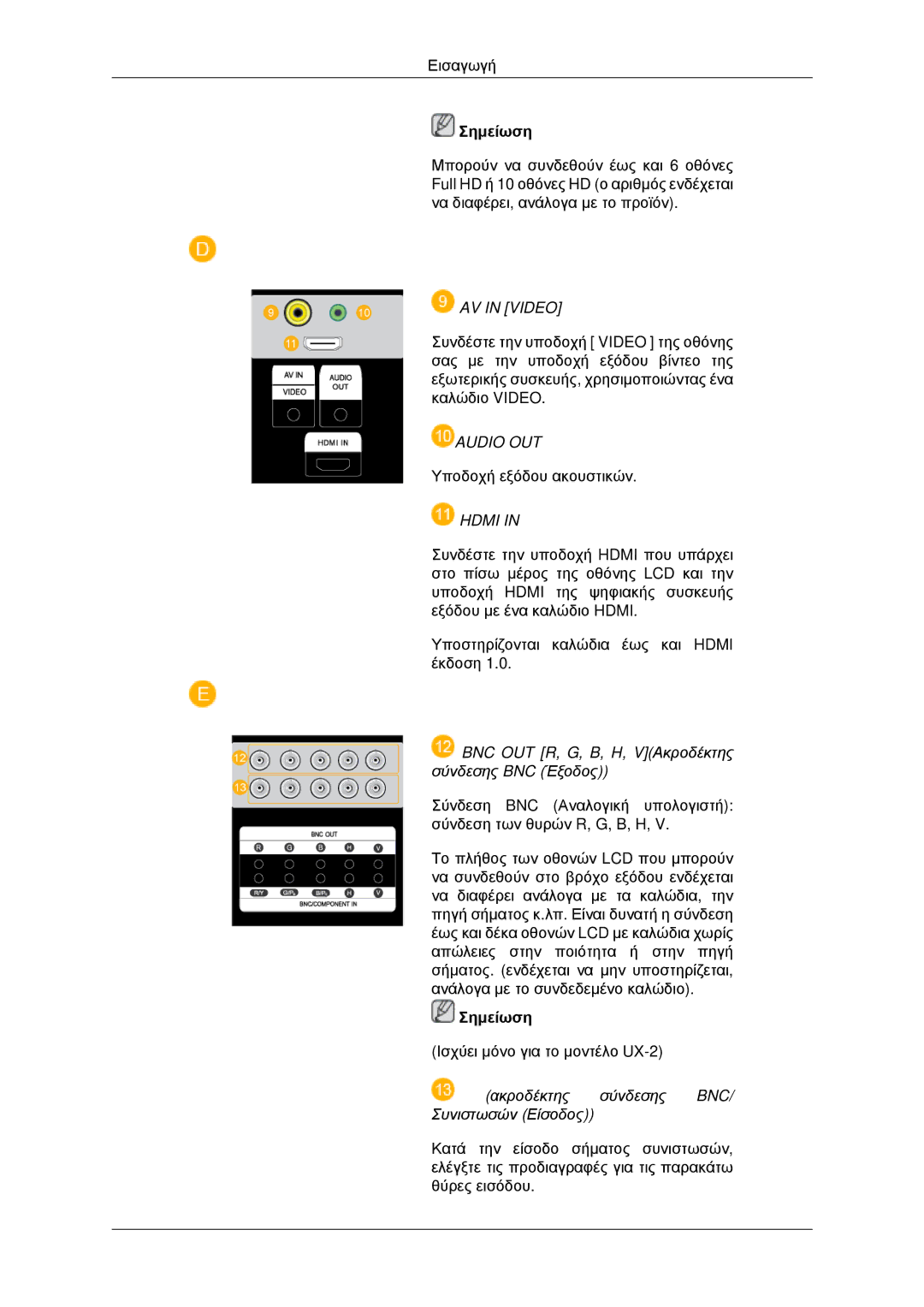 Samsung LH40MRTLBC/EN, LH46MRPLBF/EN, LH40MRPLBF/EN, LH46MRTLBC/EN, LH46MSTLBB/EN manual Audio OUT 