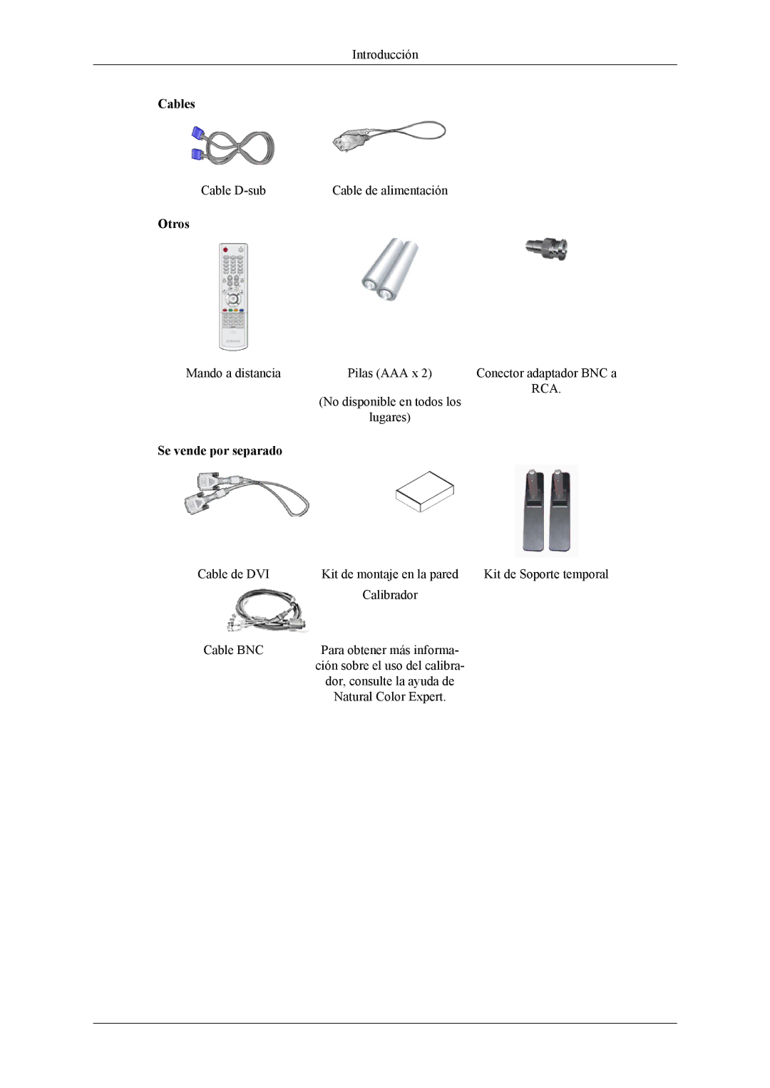 Samsung LH46MSPLBM/EN, LH46MSTLBM/EN, LH40MSTLBM/EN, LH40MSPLBB/EN, LH40MSPLBM/EN, LH46MSPLBB/EN manual Cables 