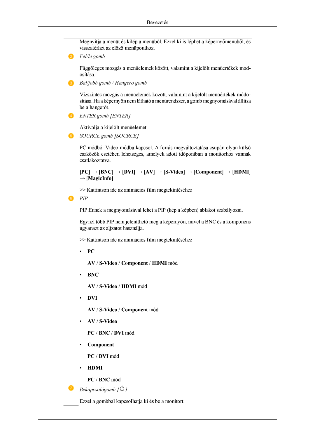 Samsung LH46MSTLBB/EN, LH46MSPLBM/EN, LS46BPTNS/EDC, LH46MSTLBM/EN, LH40MSTLBM/EN, LH40MSTLBB/EN, LH40MSPLBB/EN manual Bnc 