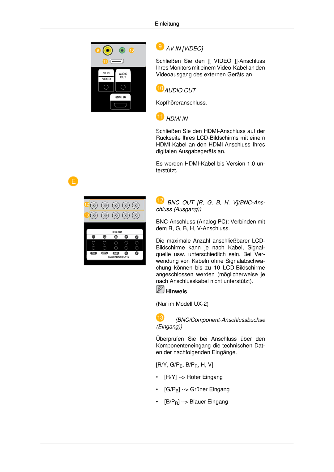 Samsung LH46MRTLBC/EN, LH46MSTABB/EN, LH46MRPLBF/EN, LH40MRTLBC/EN, LH40MRPLBF/EN, LH46MSTLBB/EN manual Audio OUT 