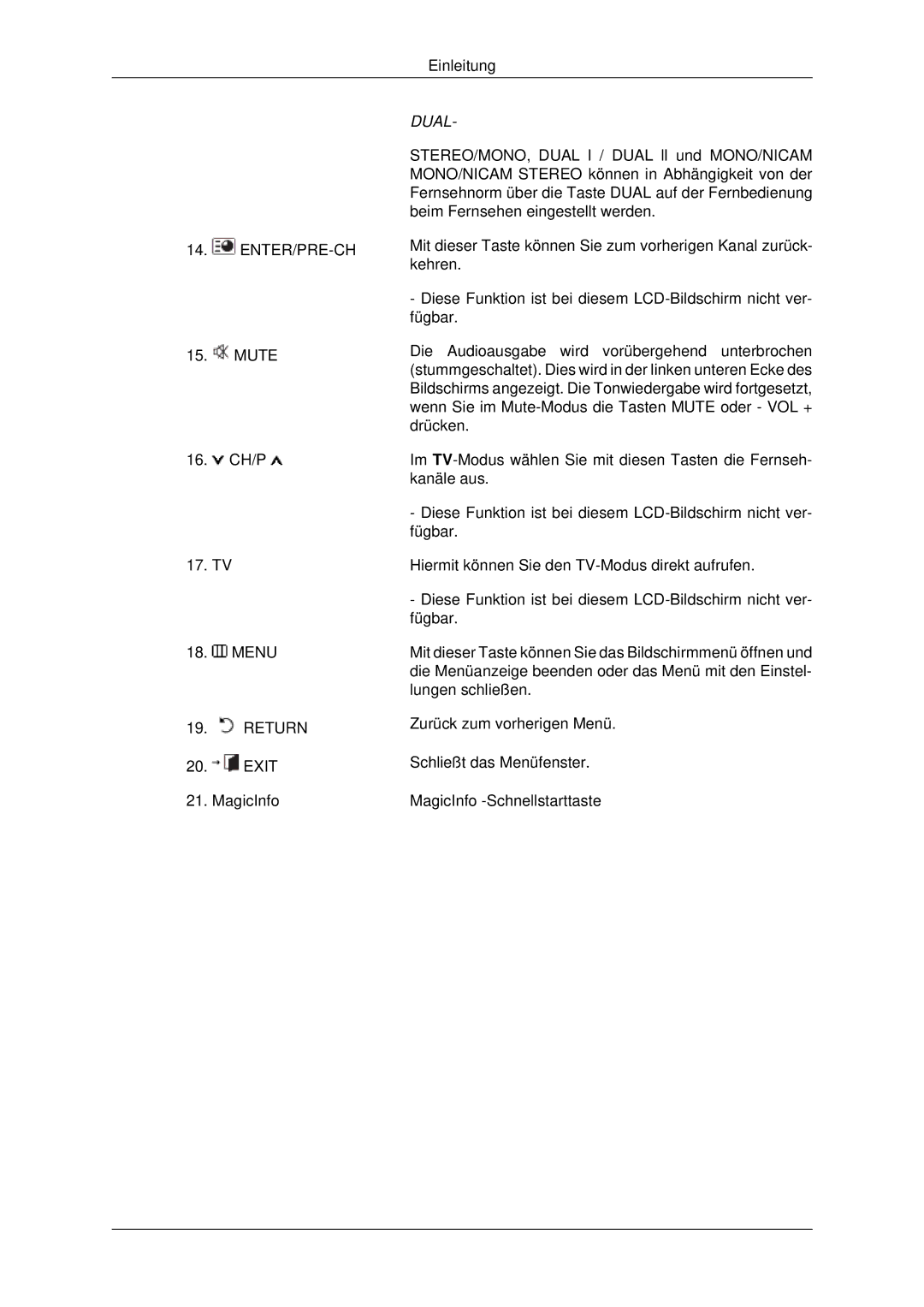 Samsung LH40MRTLBC/EN, LH46MSTABB/EN, LH46MRPLBF/EN, LH40MRPLBF/EN, LH46MRTLBC/EN, LH46MSTLBB/EN manual Dual 