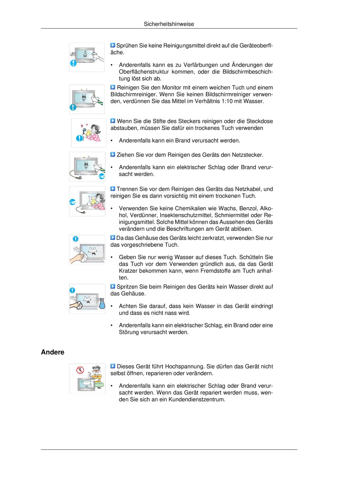 Samsung LH46MSTLBB/EN, LH46MSTABB/EN, LH46MRPLBF/EN, LH40MRTLBC/EN, LH40MRPLBF/EN, LH46MRTLBC/EN manual Andere 