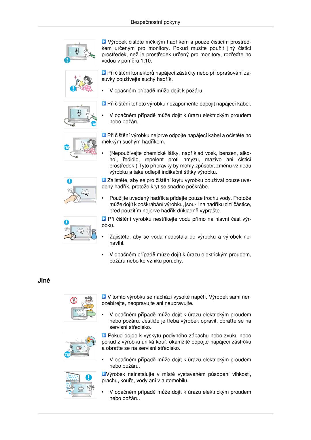 Samsung LH46MSTLBB/EN manual Jiné 