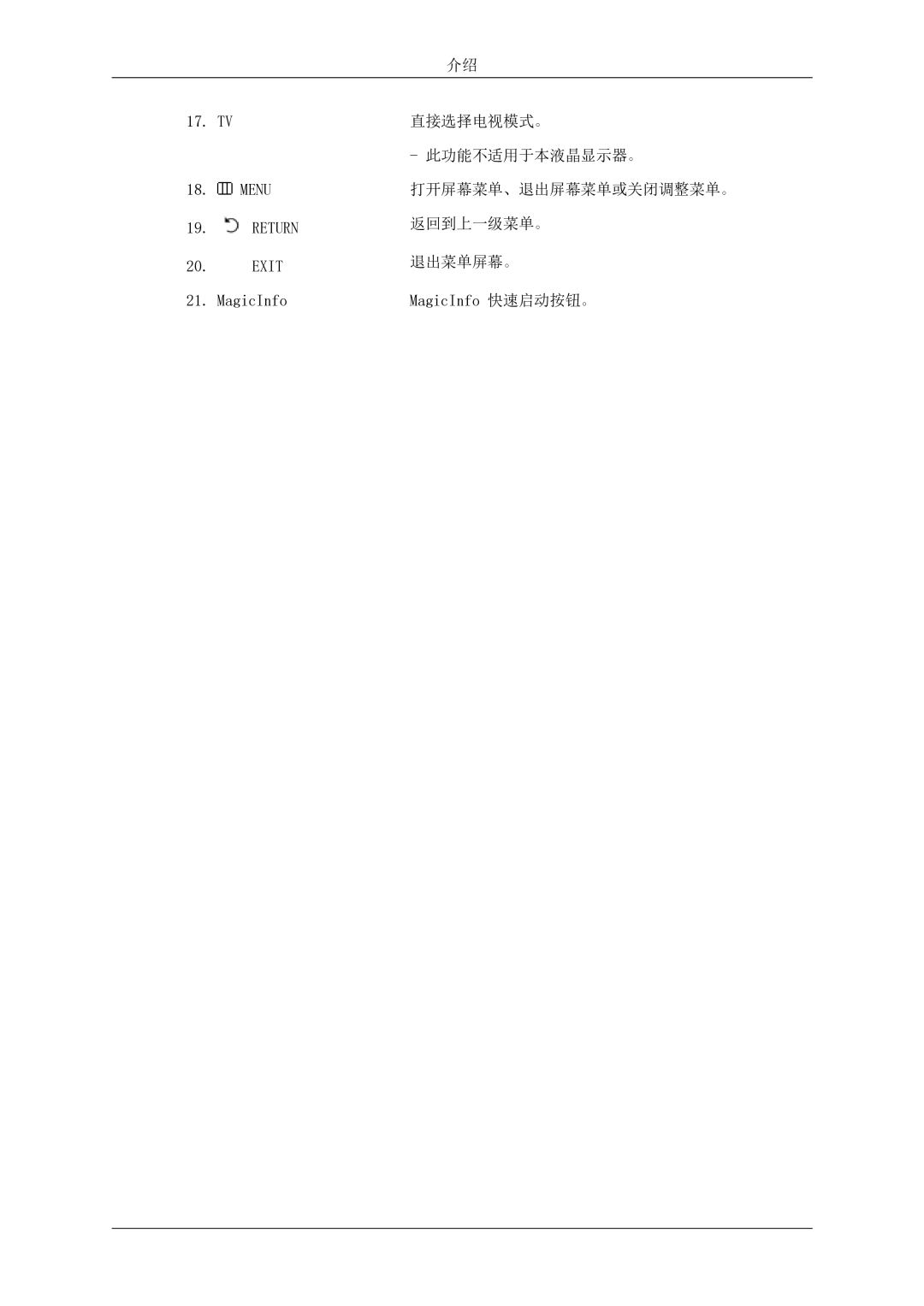 Samsung LH46MSTLBB/EN manual TV Menu 