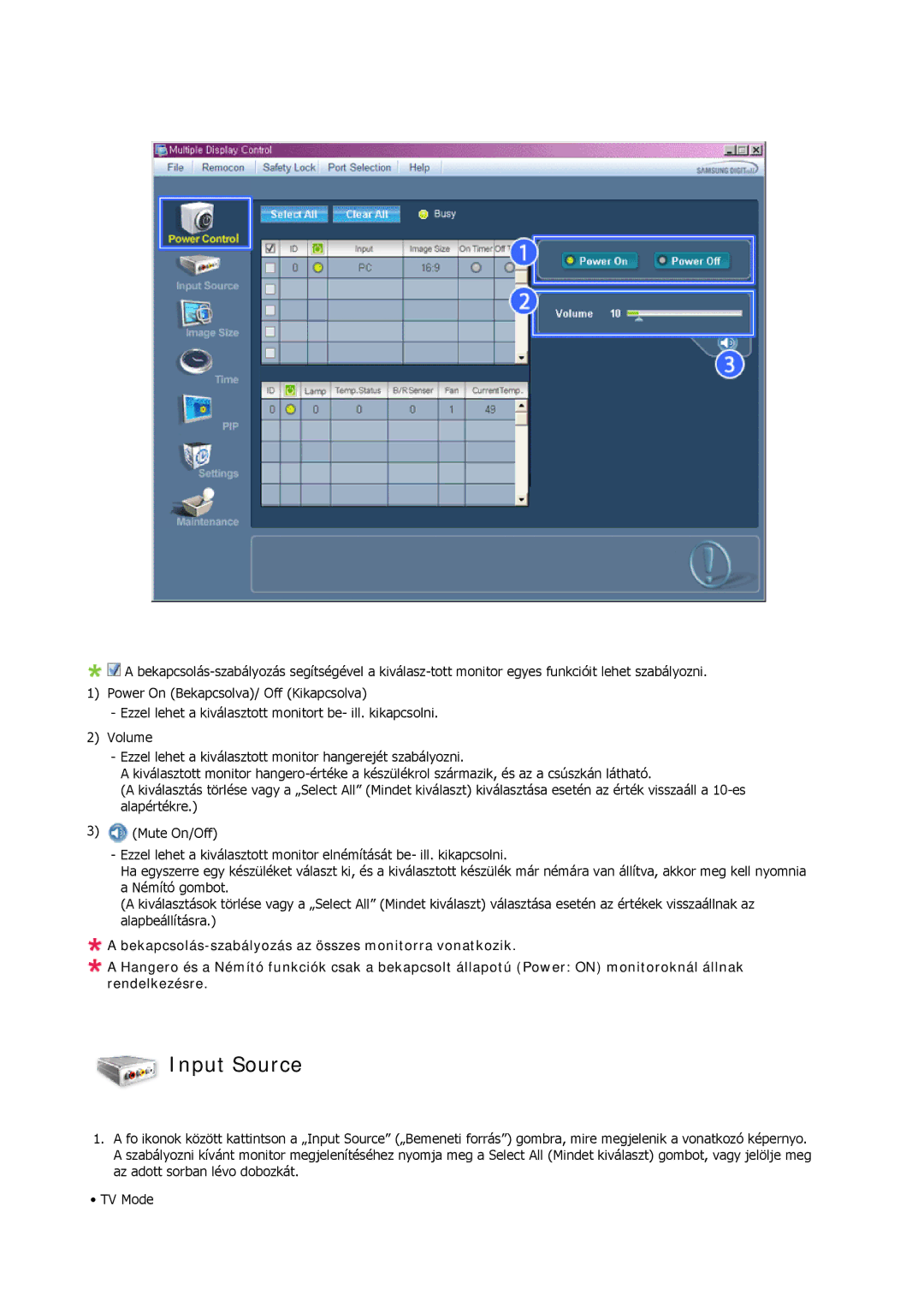 Samsung LH46MSTLBB/EN manual Input Source 