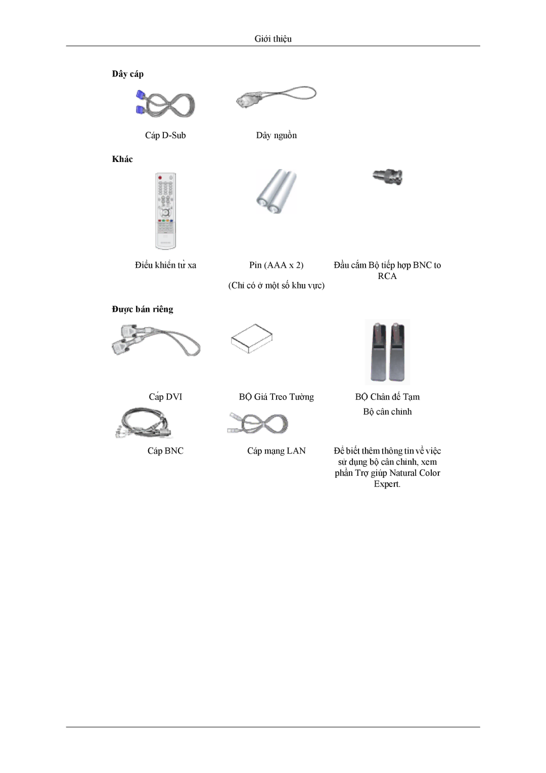 Samsung LH46MSTLBB/XY, LH40MSTLBM/XV manual Dây cáp 