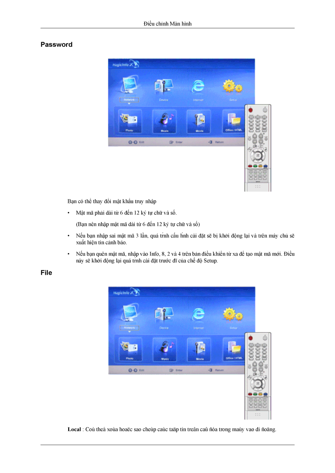 Samsung LH40MSTLBM/XV, LH46MSTLBB/XY manual Password, File 