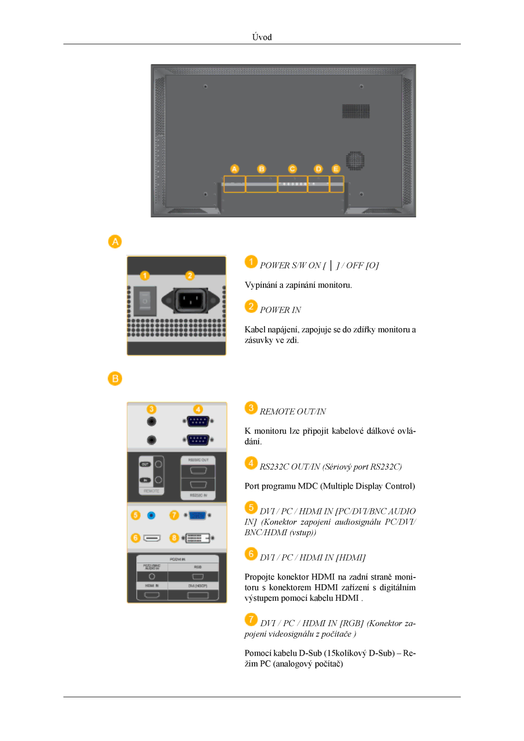 Samsung LH40MSPLBM/EN, LH46MSTLBM/EN, LH40MSTLBM/EN, LH46MSTLBB/EN, LH40MSTLBB/EN manual Power 