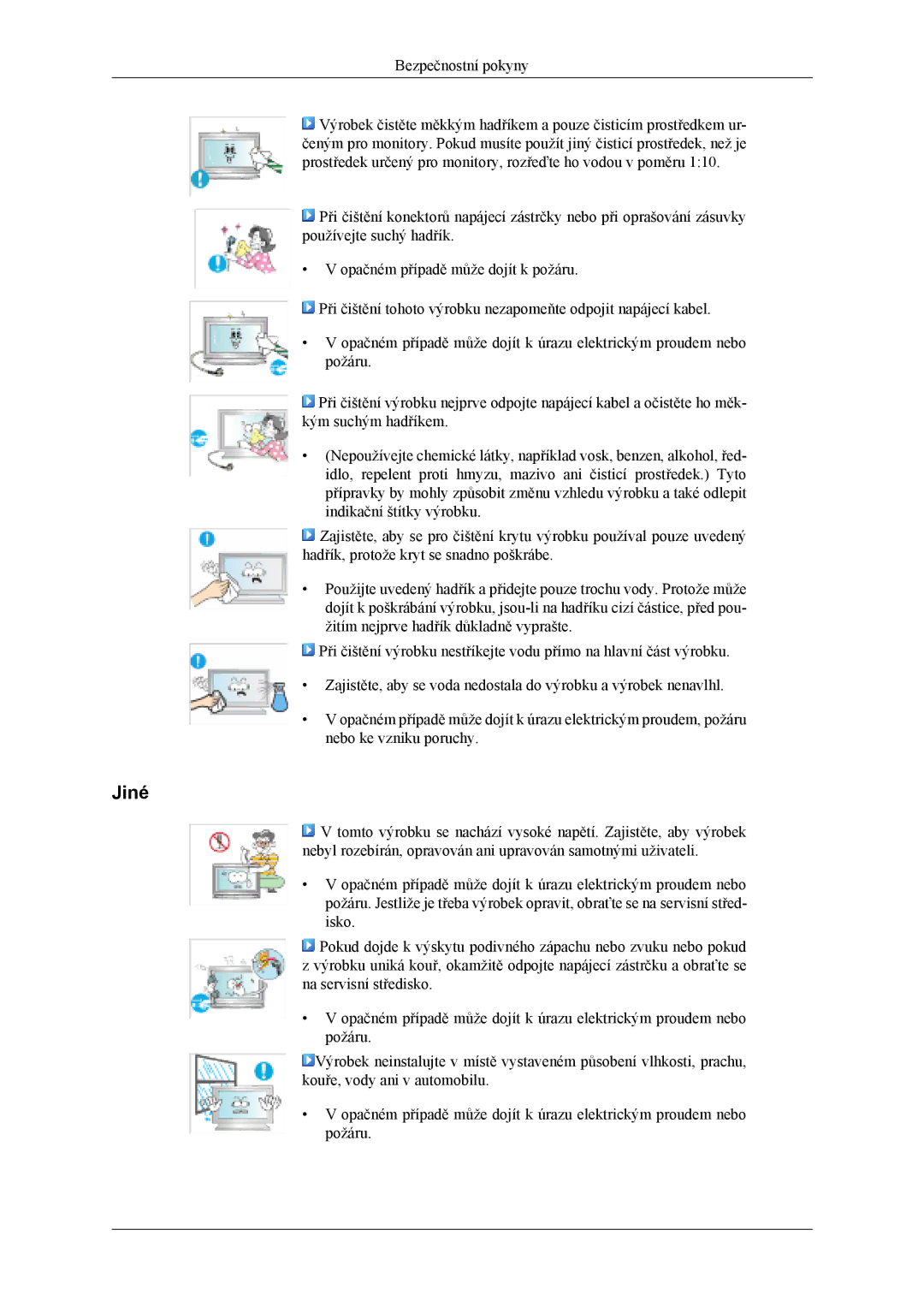 Samsung LH46MSTLBM/EN, LH40MSTLBM/EN, LH46MSTLBB/EN, LH40MSTLBB/EN, LH40MSPLBM/EN manual Jiné 