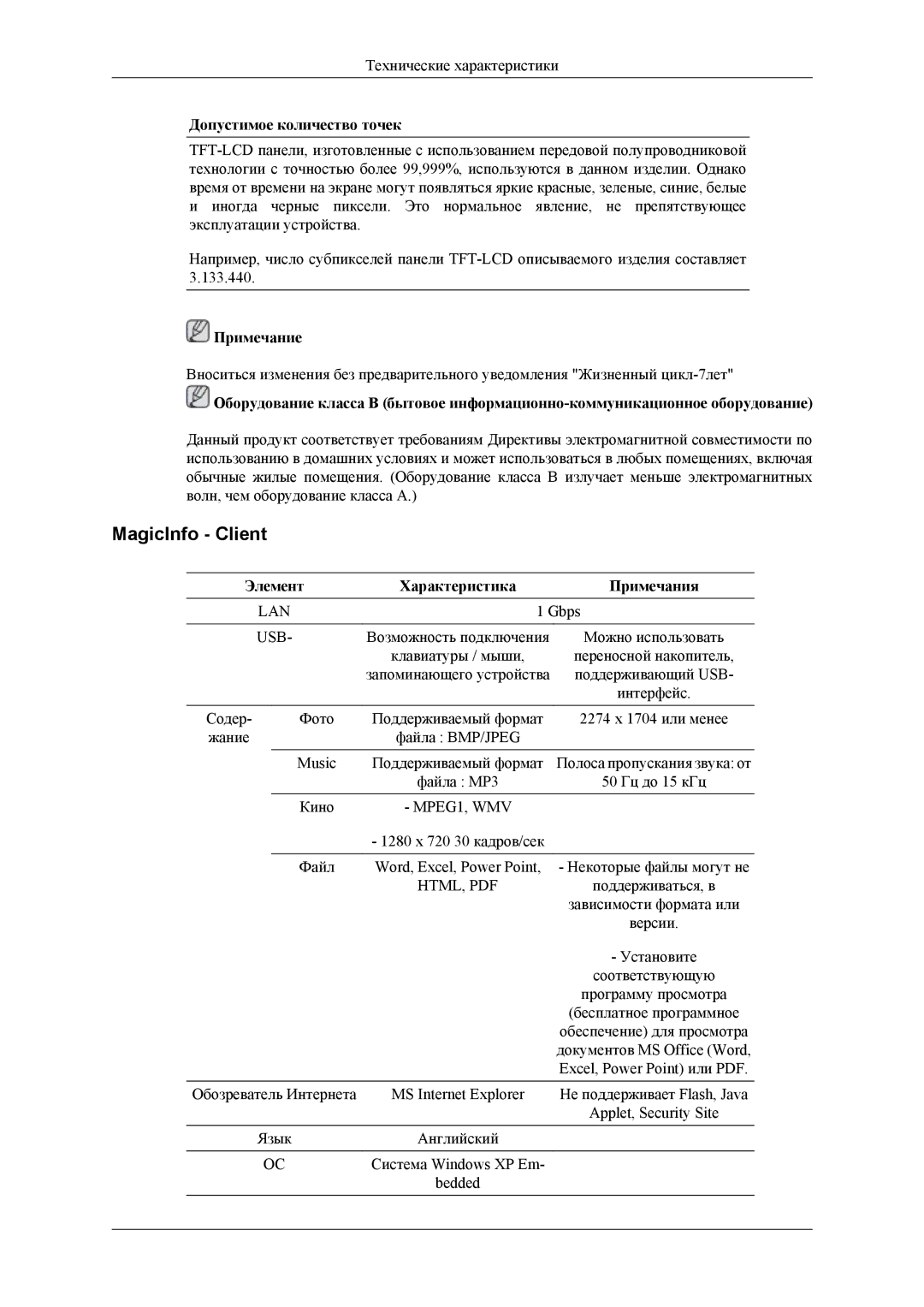 Samsung LH46MSTLBB/EN, LH46MSTLBM/EN, LH40MSTLBM/EN, LH40MSTLBB/EN, LH40MSPLBM/EN manual Lan 