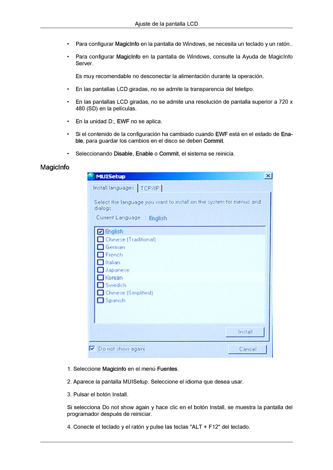 Samsung LH46MVULBB/EN, LH46MVTLBN/EN, LH46MVQLBB/EN, LH46MVPLBB/EN, LH46MVTLBB/EN manual MagicInfo 