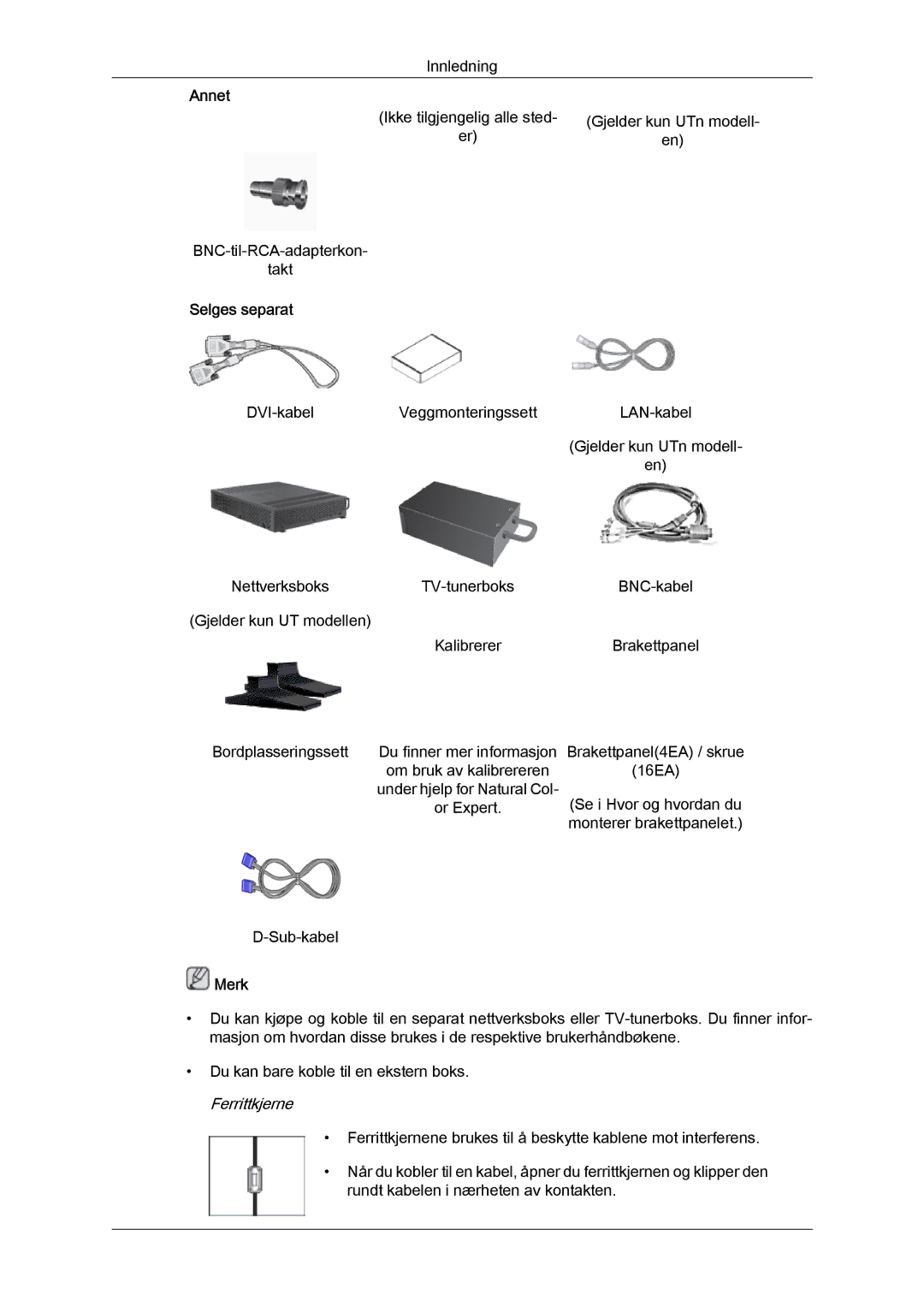 Samsung LH46MVQLBB/EN, LH46MVTLBN/EN, LH46MVULBB/EN, LH46MVPLBB/EN, LH46MVTLBB/EN manual Selges separat 