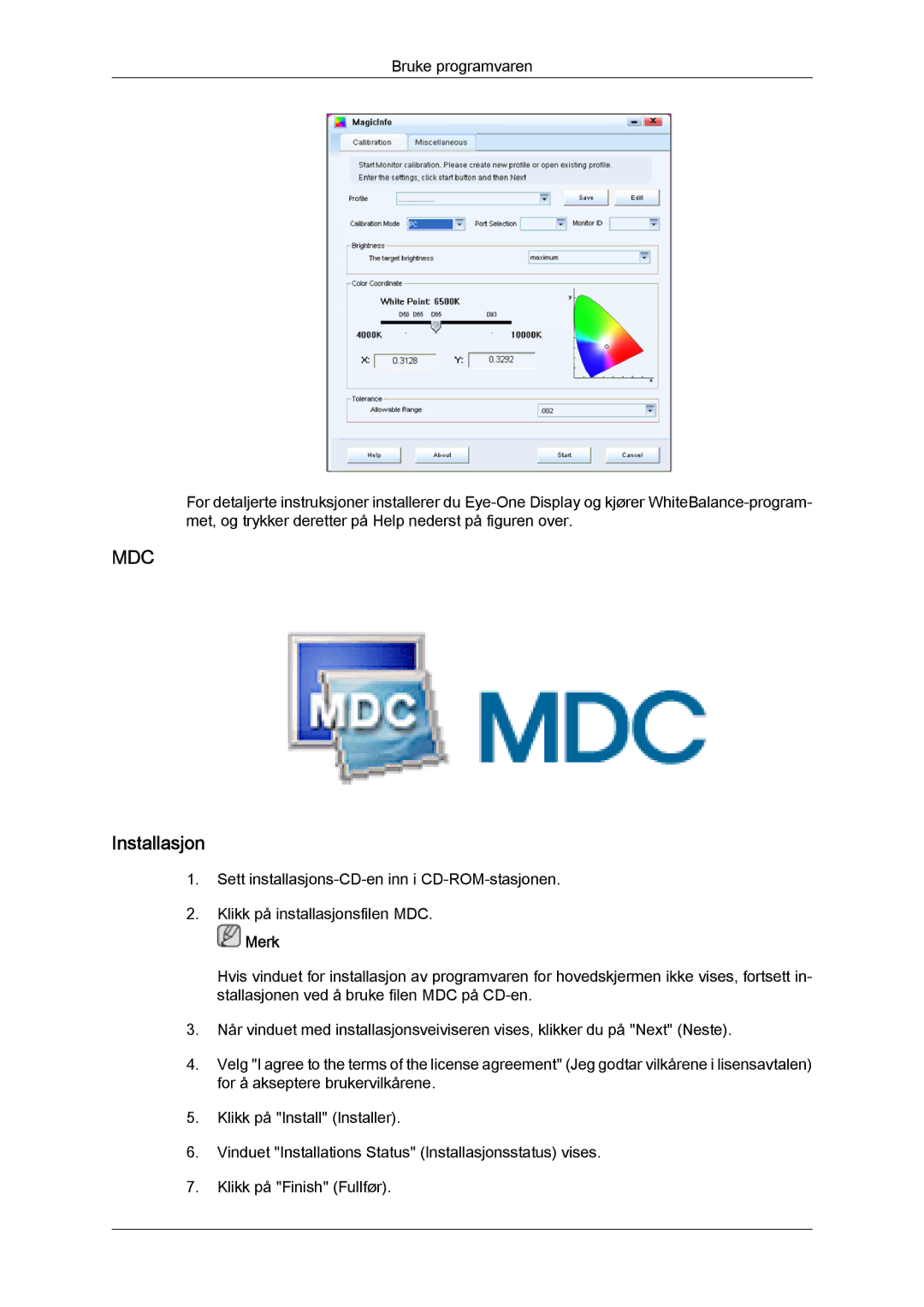 Samsung LH46MVPLBB/EN, LH46MVTLBN/EN, LH46MVQLBB/EN, LH46MVULBB/EN, LH46MVTLBB/EN manual Mdc 