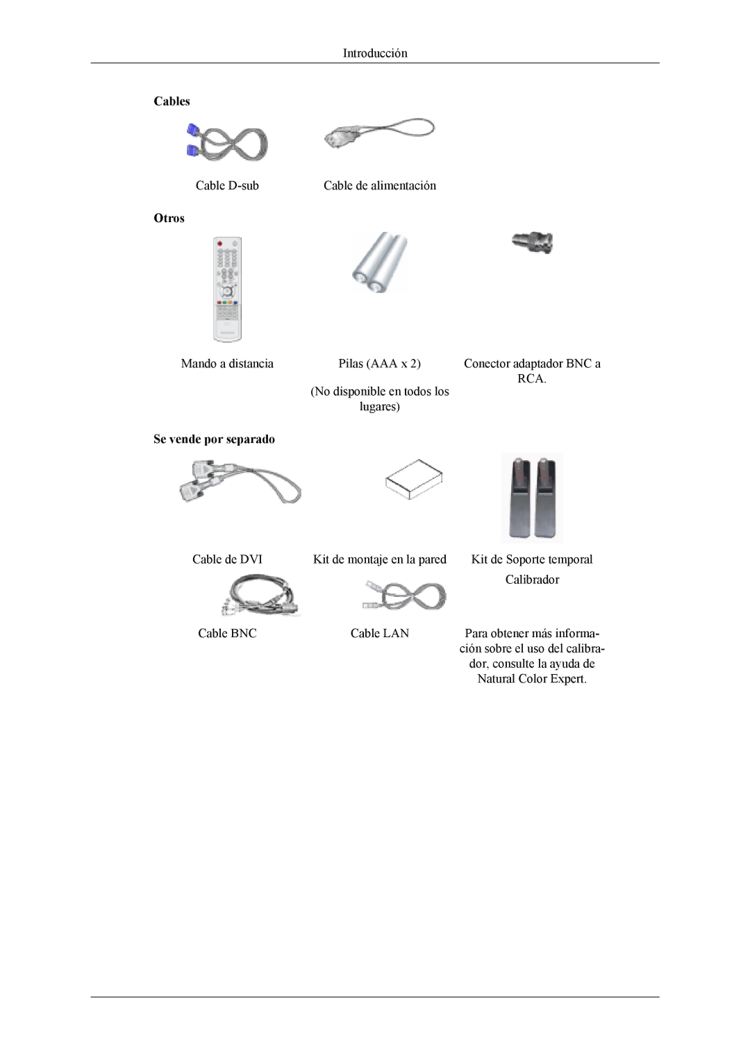 Samsung LH40MSTLBM/EN, LH46MWTLBN/EN, LH46MSTLBM/EN, LH46MSTLBB/EN, LH40MSTLBB/EN, LH40MSPLBM/EN, LH40MSTLBN/EN manual Cables 