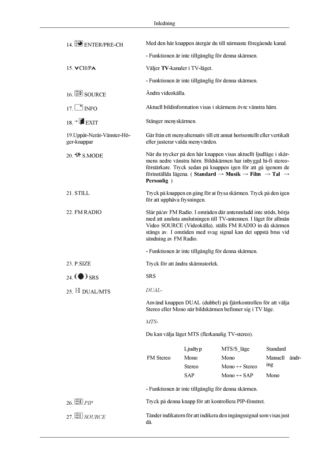 Samsung LH40MSTLBM/EN, LH46MWTLBN/EN, LH46MSTLBM/EN, LH46MSTLBB/EN, LH40MSTLBB/EN, LH40MSPLBM/EN manual Dual 