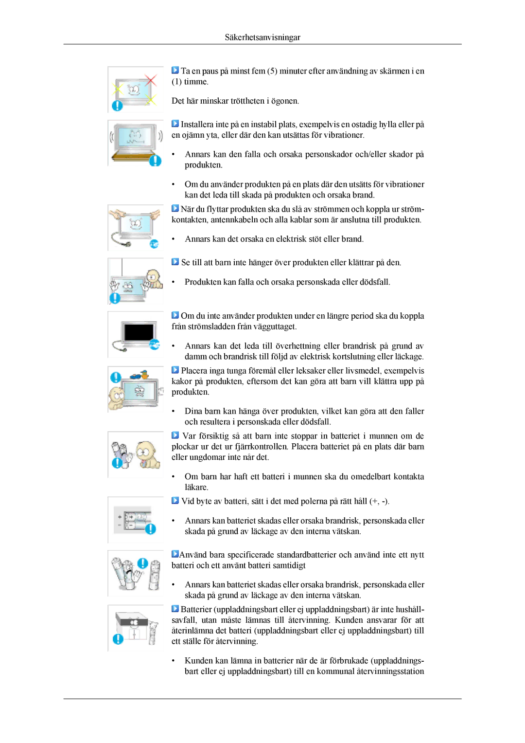 Samsung LH46MSTLBM/EN, LH46MWTLBN/EN, LH40MSTLBM/EN, LH46MSTLBB/EN, LH40MSTLBB/EN, LH40MSPLBM/EN manual 