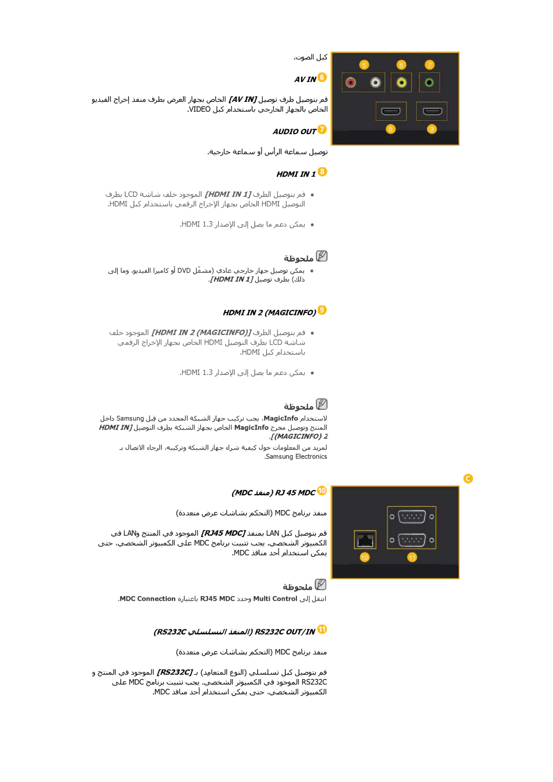 Samsung LH46OLBPPGC/SM, LH46OLBPPGC/EN manual Audio OUT 