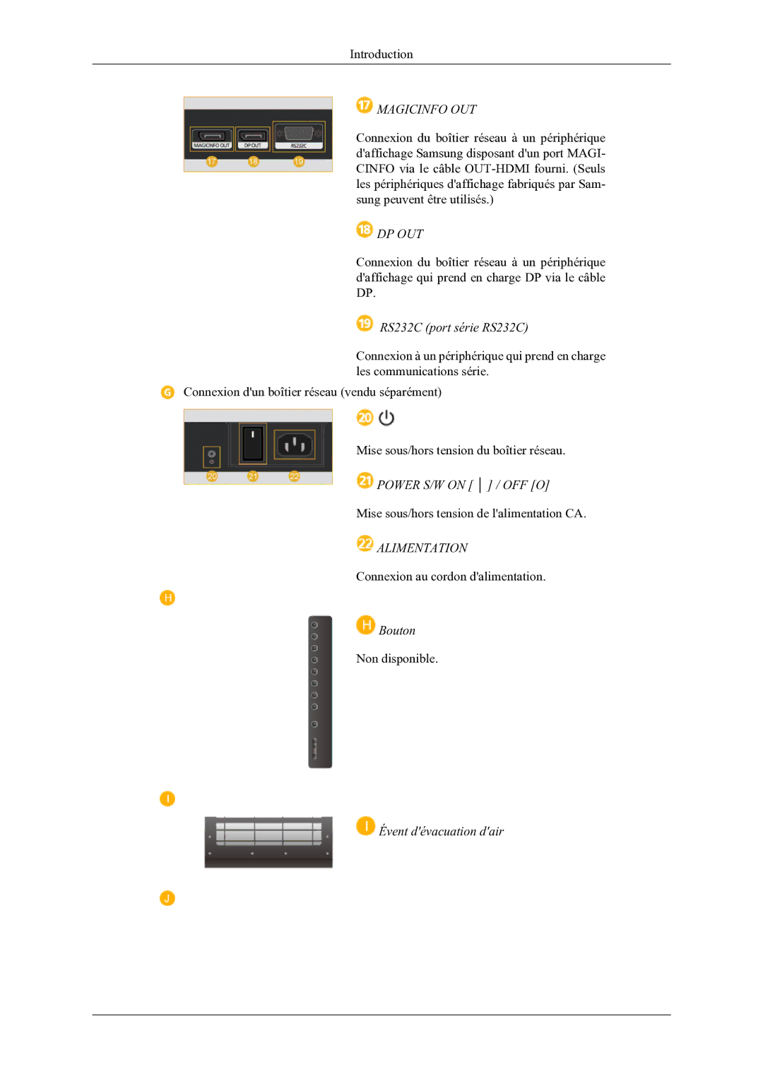 Samsung LH46OLBPPGC/EN manual Magicinfo OUT 