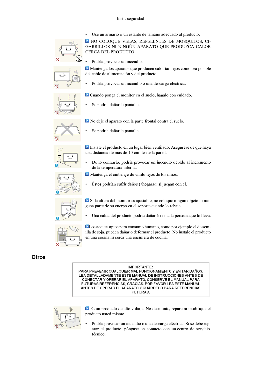 Samsung LH46OLBPPGC/EN manual Otros 