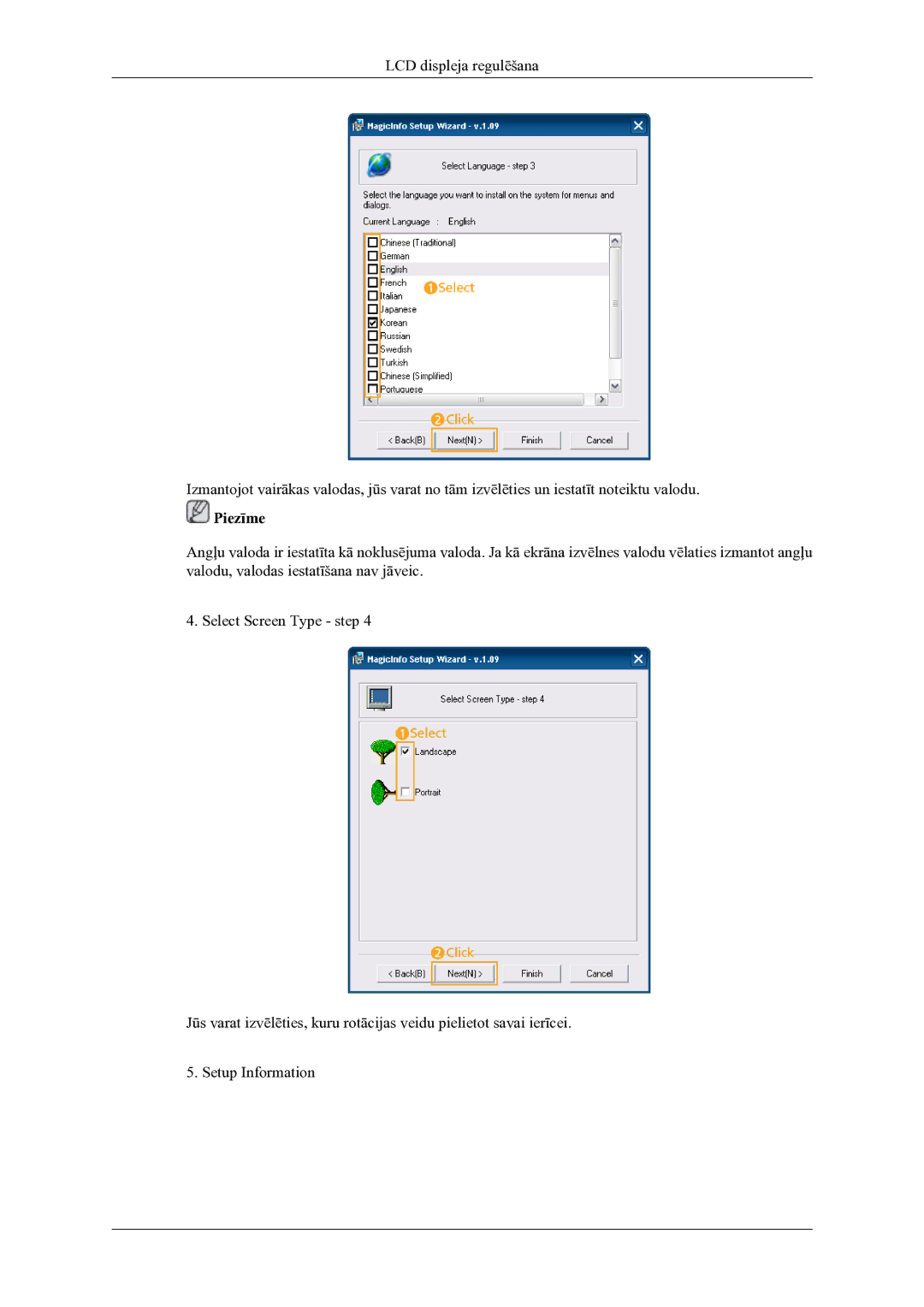 Samsung LH46OLBPPGC/EN manual Piezīme 