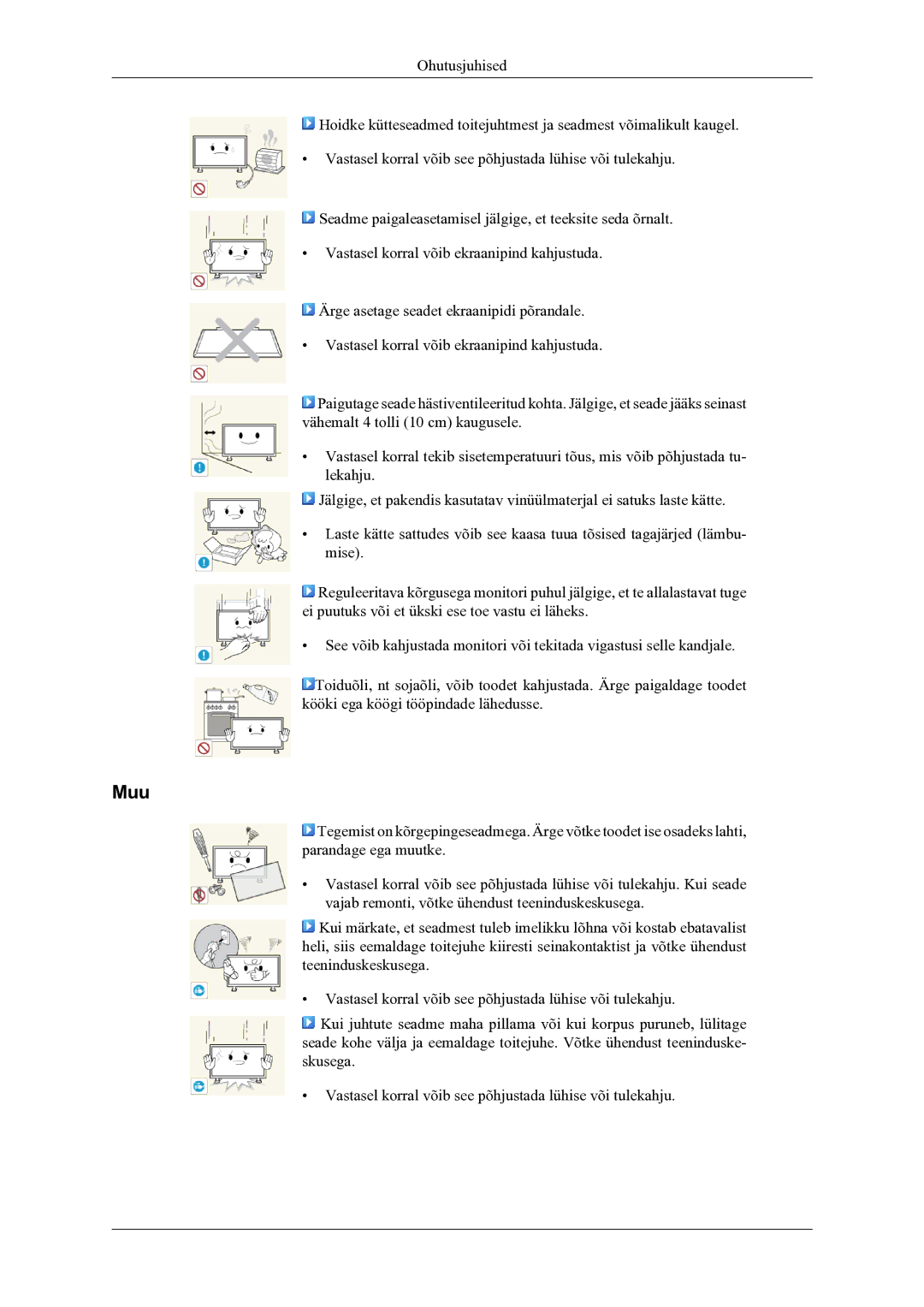 Samsung LH46OLBPPGC/EN manual Muu 