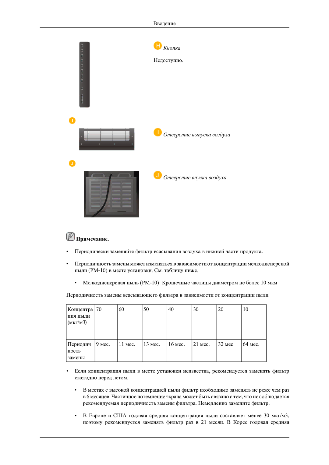 Samsung LH46OLBPPGC/EN manual Кнопка 